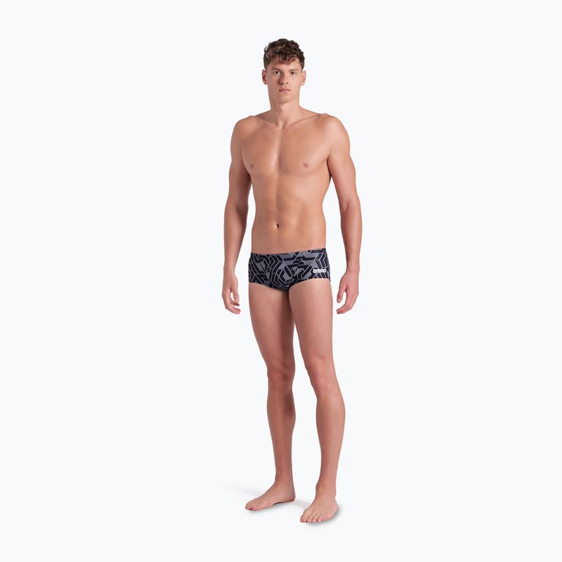 Pánske plavecké šortky Arena Escape Swim Low Waist Short team black 2