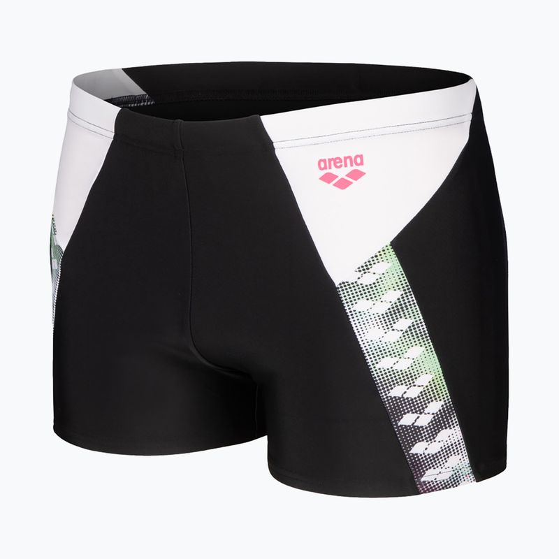Pánske boxerky arena Stripe Swim Short black/white/multi 3