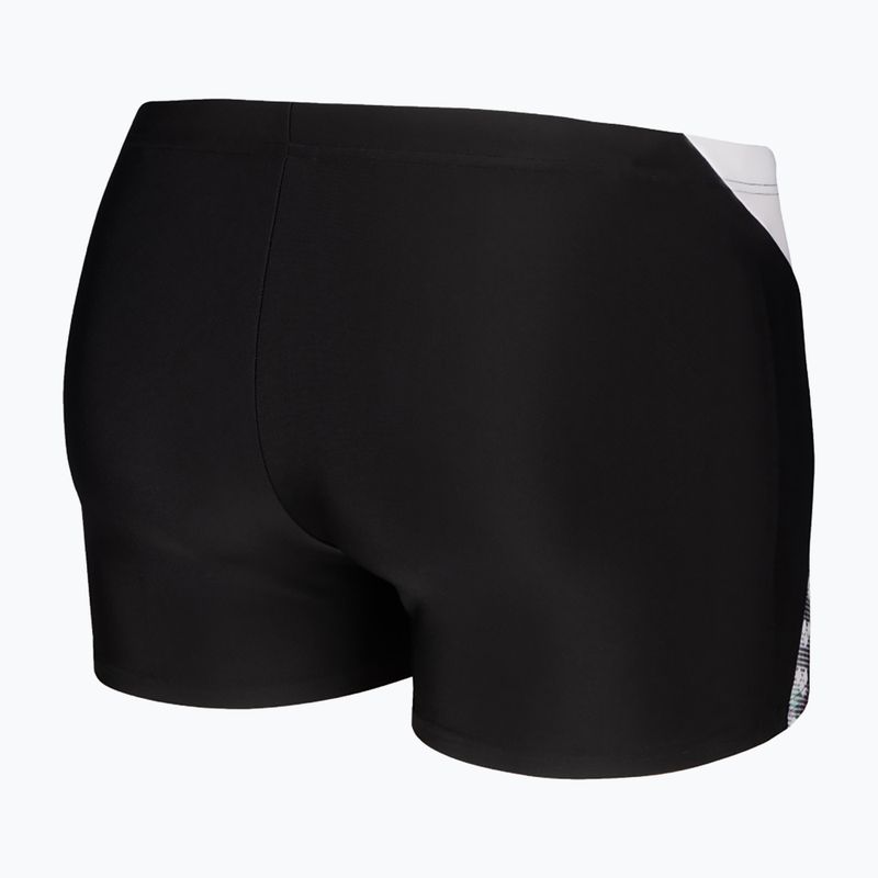 Pánske boxerky arena Stripe Swim Short black/white/multi 4