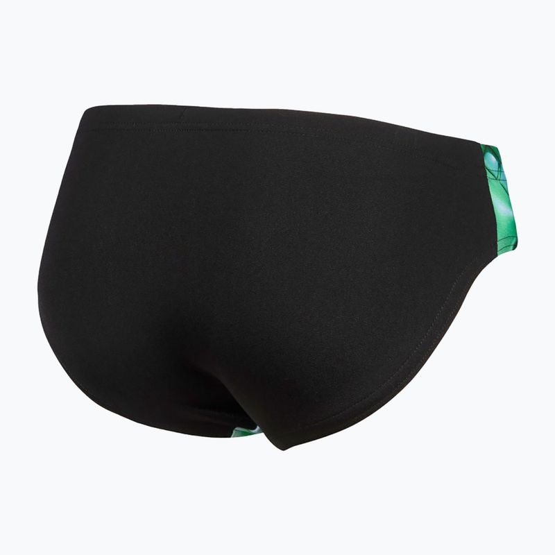 Detské penové plavecké nohavičky arena black/soft green multi 4