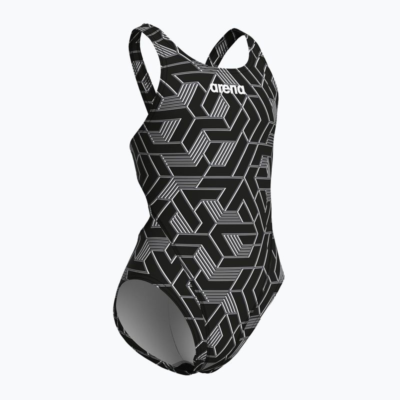 Detské jednodielne plavky arena Escape Swim Tech L black/team black 3