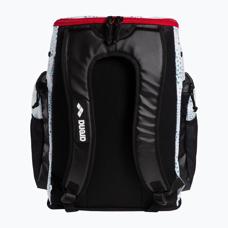 Plavecký batoh arena Spiky III 45 l Allover fireflow / white 2