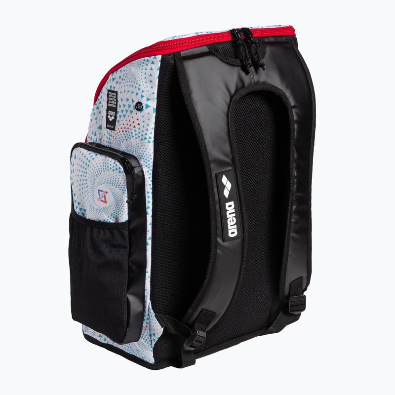 Plavecký batoh arena Spiky III 45 l Allover fireflow / white 4