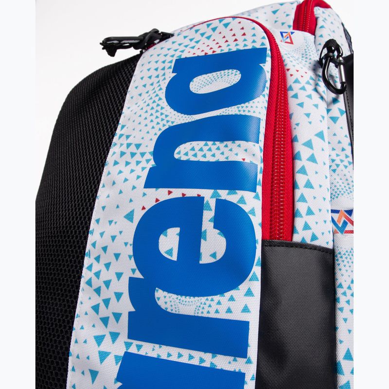 Plavecký batoh arena Spiky III 45 l Allover fireflow / white 5