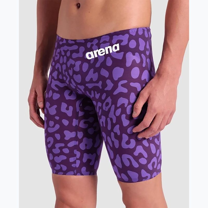 Pánske plavky Arena Powerskin Carbon Air2 LE Jammer leopard violet 4
