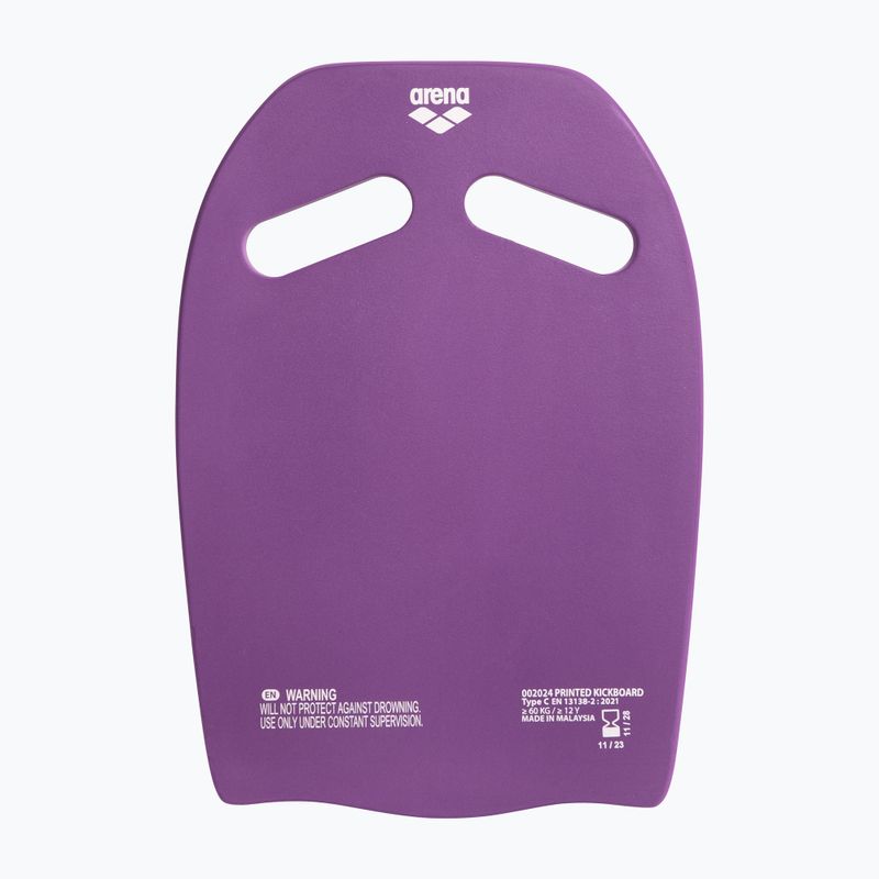 Arena Printed Kickboard plávacia doska slivka/artikulárna limetka