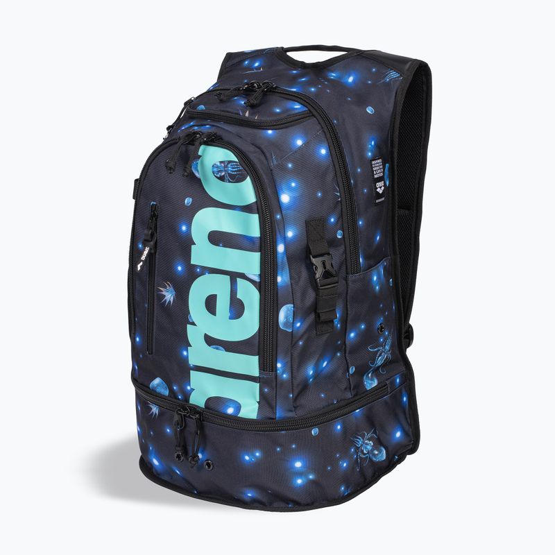 Plavecký batoh arena Fastpack 3.0 Allover 40 l aqua 2