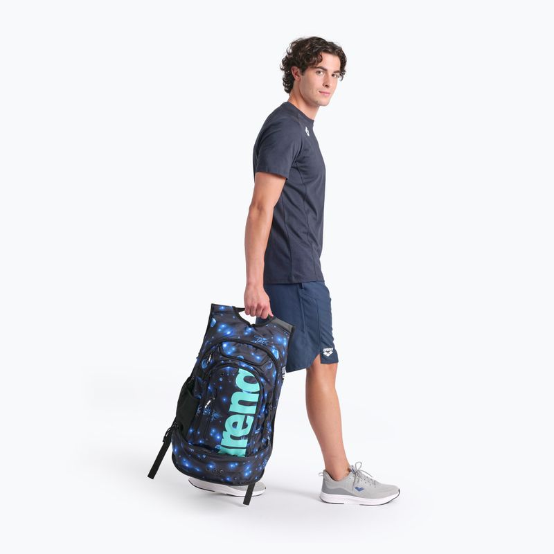 Plavecký batoh arena Fastpack 3.0 Allover 40 l aqua 8