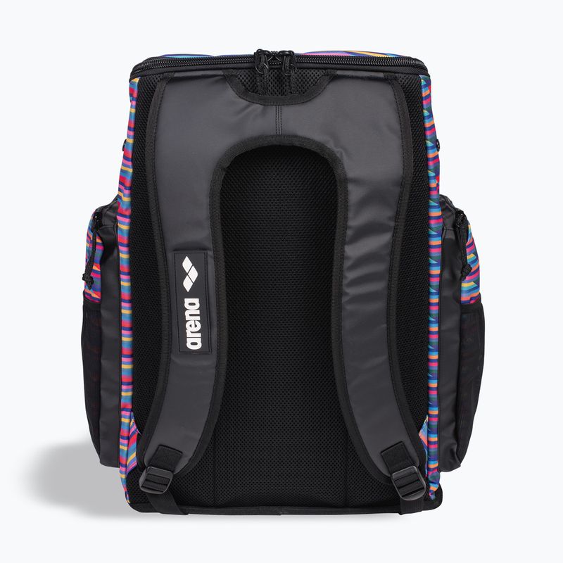 Plavecký batoh arena Spiky III 45 l Allover racing stripes 3