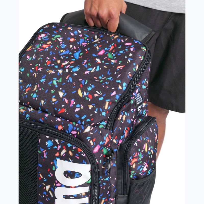 Plavecký batoh arena Spiky III 45 l Allover confetti black 5