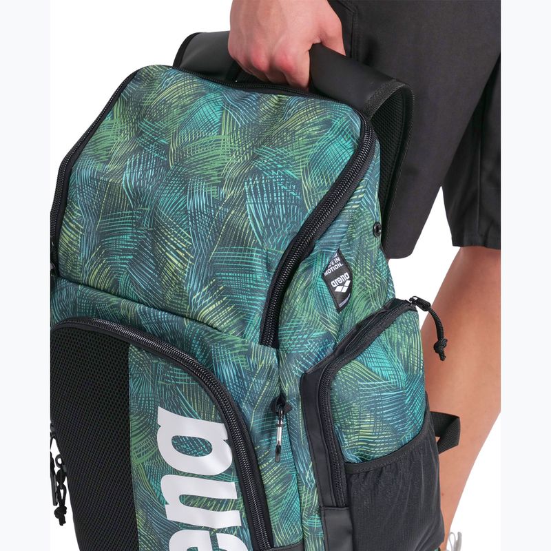 Plavecký batoh arena Spiky III 45 l Allover team energy green 5