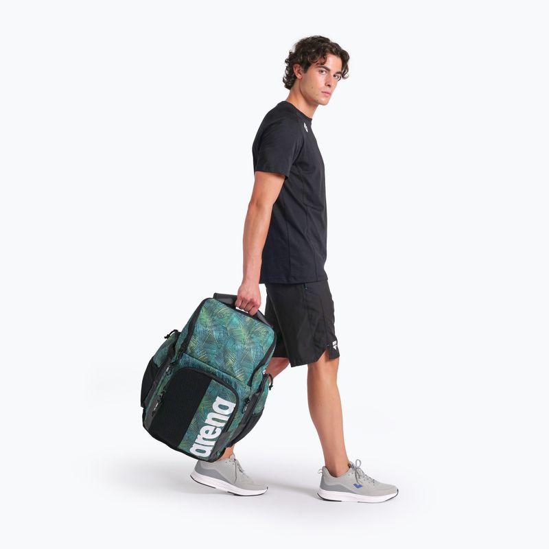 Plavecký batoh arena Spiky III 45 l Allover team energy green 8