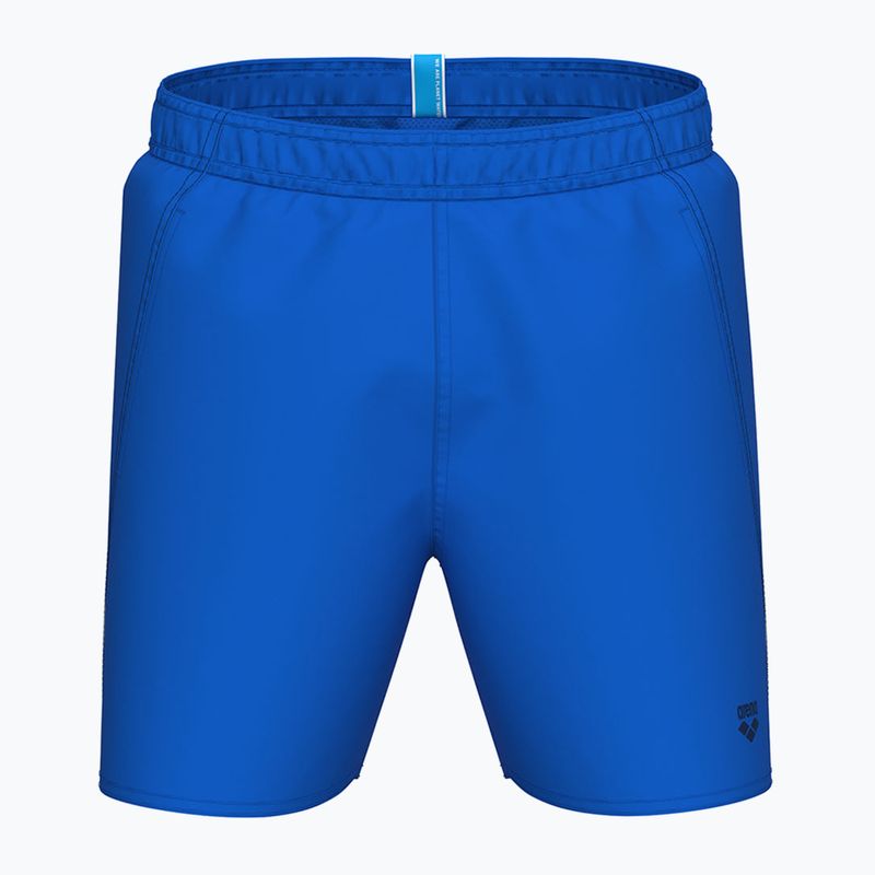 Pánske plavecké šortky arena Fundamentals Boxer R blue china/navy