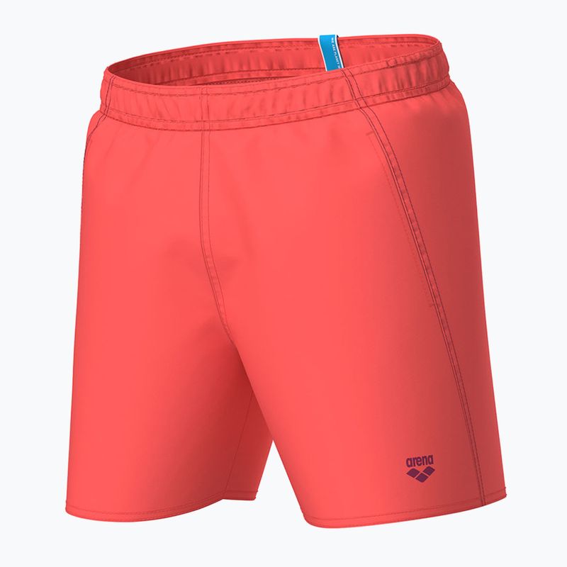 Pánske plavecké šortky arena Fundamentals Boxer R dark purple/calypso coral 4