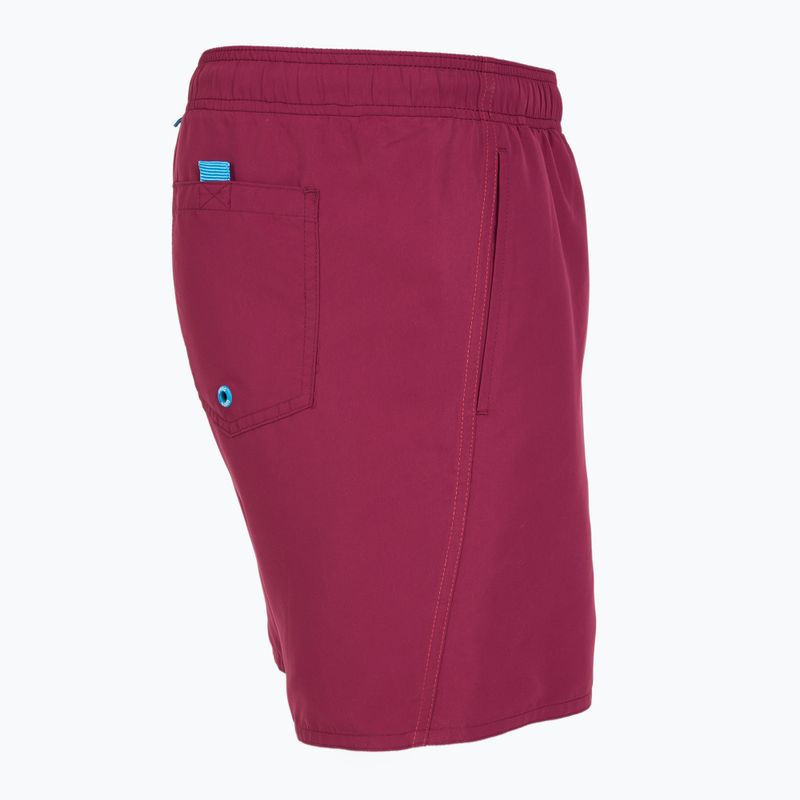 Pánske plavecké šortky arena Fundamentals Boxer R dark purple/calypso coral 4