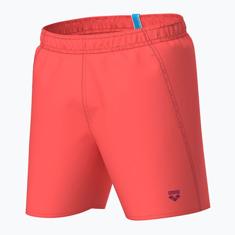 Pánske plavecké šortky arena Fundamentals Boxer R calypso coral/dark purple 3