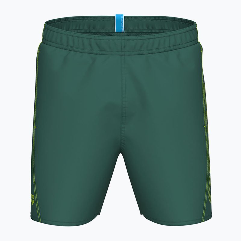 Pánske plavecké šortky arena Fundamentals Arena Logo Boxer R artic lime/mangrove 3