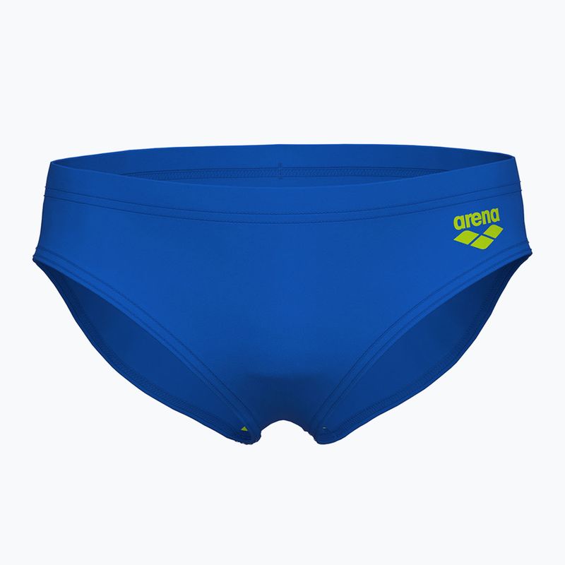 Detské plavky arena B Dynamo Brief R Jr blue china/artic lime