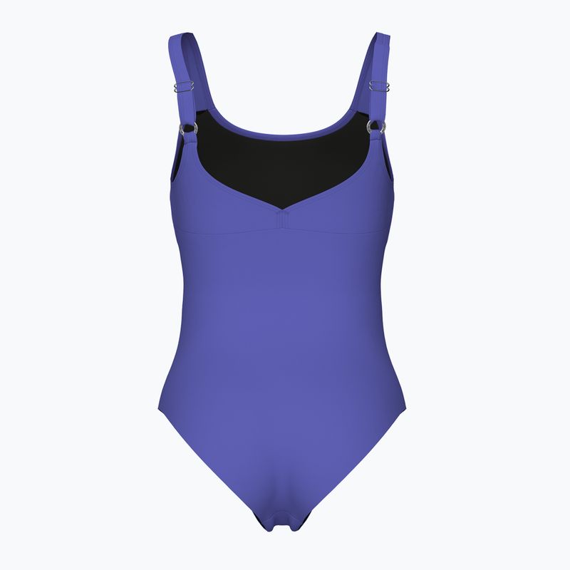 Dámske jednodielne plavky arena Ginevra Wing Back violet 2