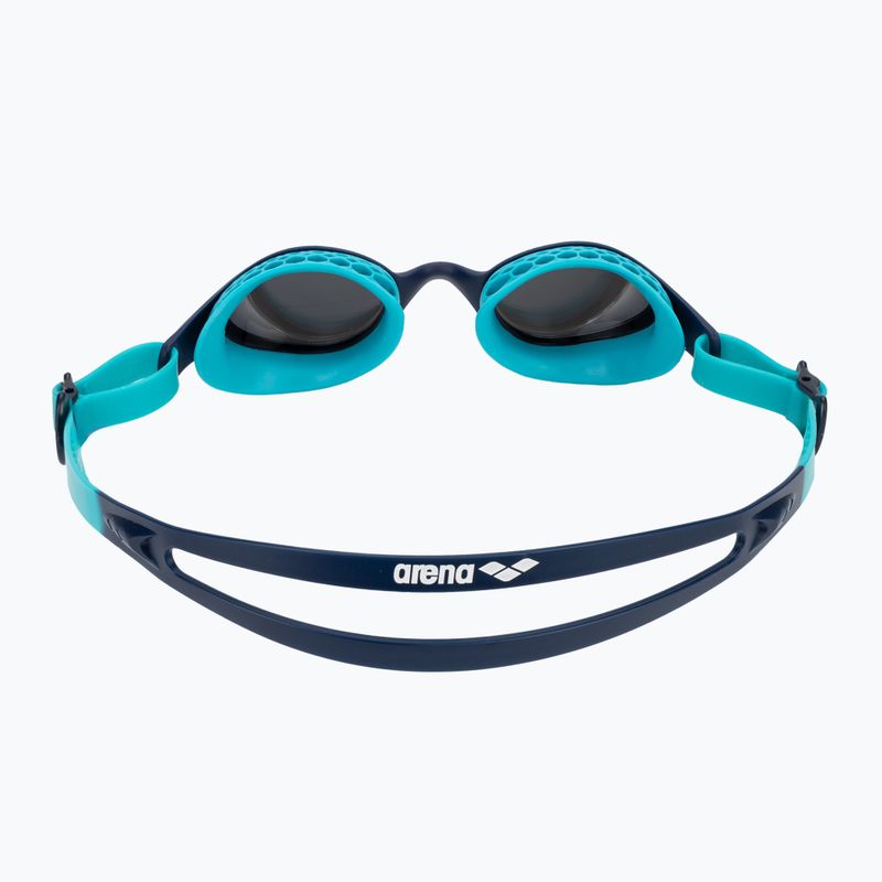 Detské plavecké okuliare arena Air Jr Mirror silver/navy/water 4