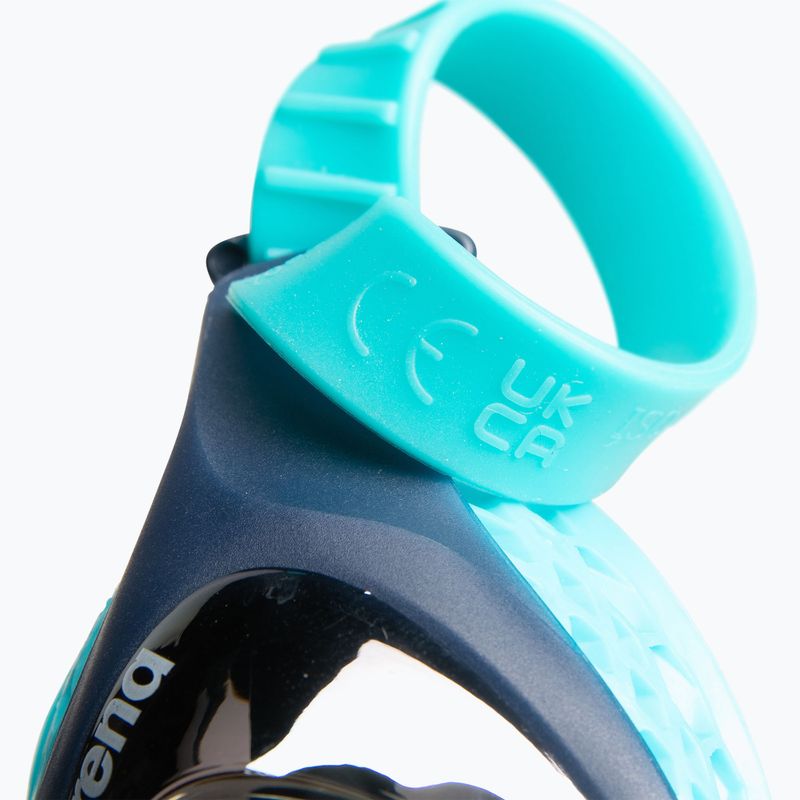 Detské plavecké okuliare arena Air Jr Mirror silver/navy/water 7