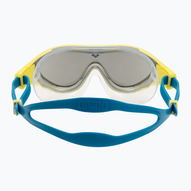 Detské plavecké okuliare arena The One Mirror Jr silver/soft green/blue cosmo 4