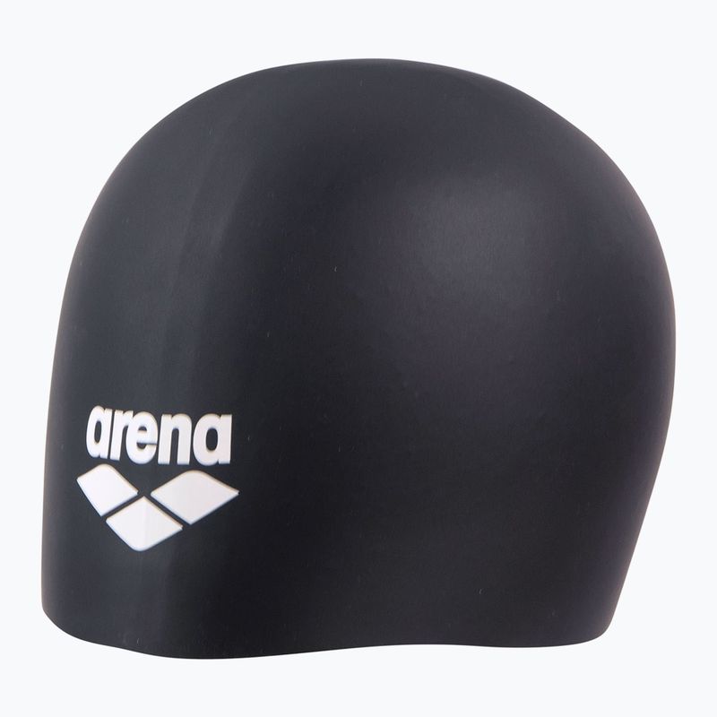 Arena Kúpacia čiapka s dlhými vlasmi čierna/biela 2