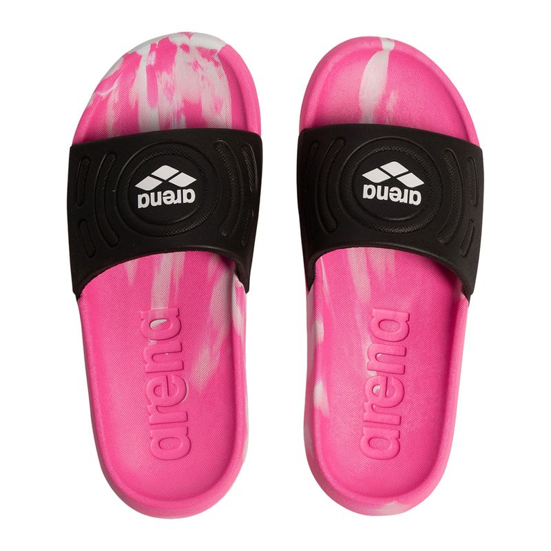Detské šľapky arena Urban Active Jr pink/black/white 3