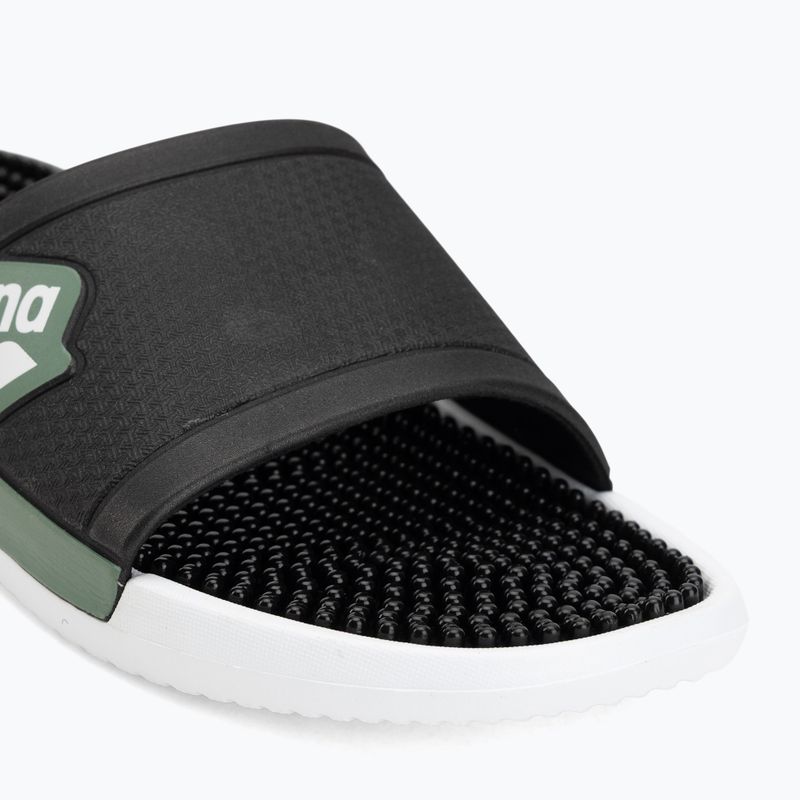 Šľapky arena Marco Active black/white/sage 7