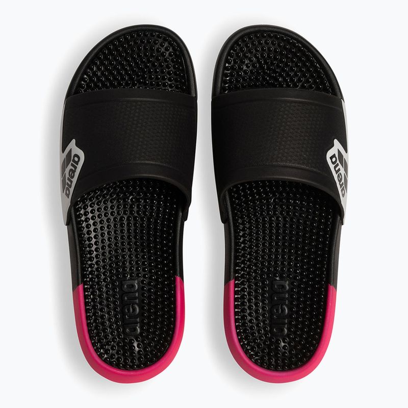 Šľapky  arena Marco Active black/pink/white 10