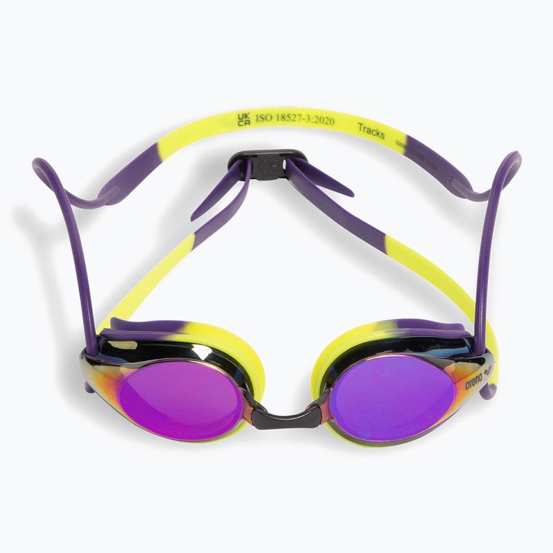 Plavecké okuliare arena Tracks Mirror violet/plum/artic lime 2