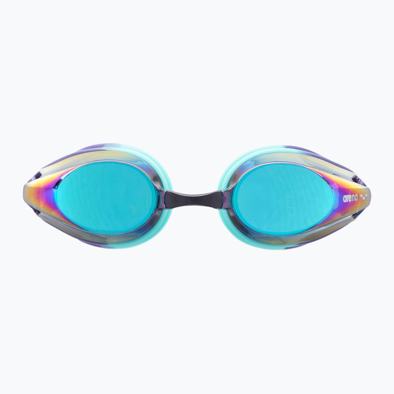 Plavecké okuliare arena Tracks Mirror turquoise/future dusk/water 4