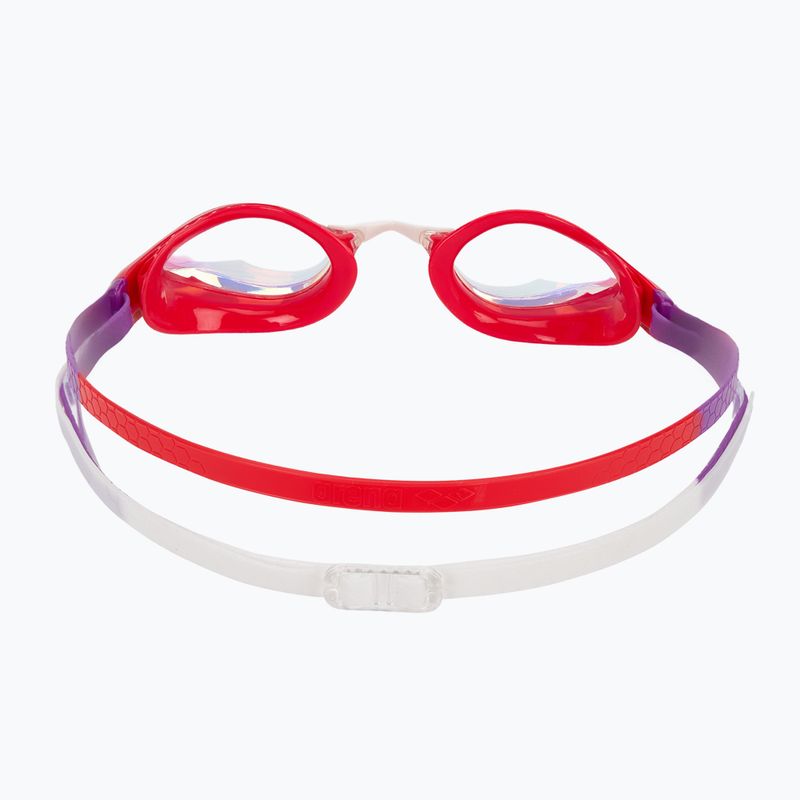 Plavecké okuliare Arena Air-Speed ​​Mirror yellow copper/bright coral/plum 4