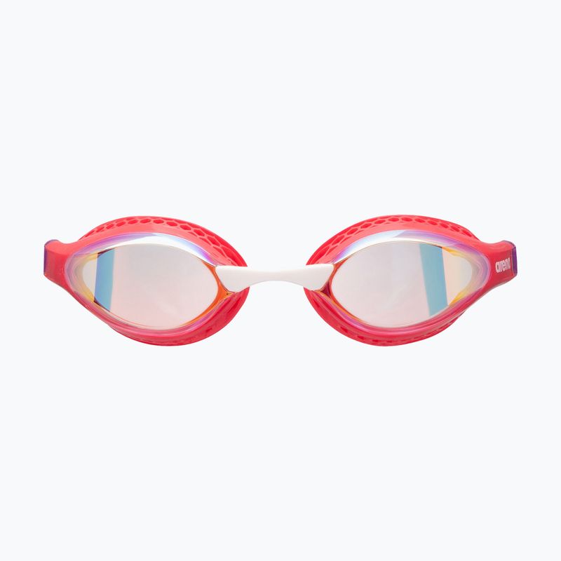 Plavecké okuliare Arena Air-Speed ​​Mirror yellow copper/bright coral/plum 4