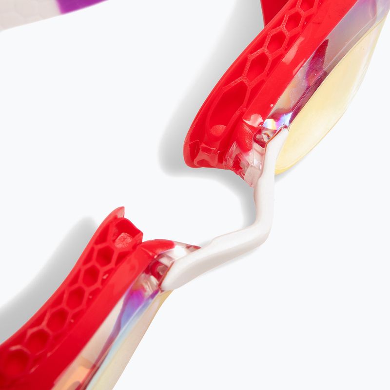 Plavecké okuliare Arena Air-Speed ​​Mirror yellow copper/bright coral/plum 7