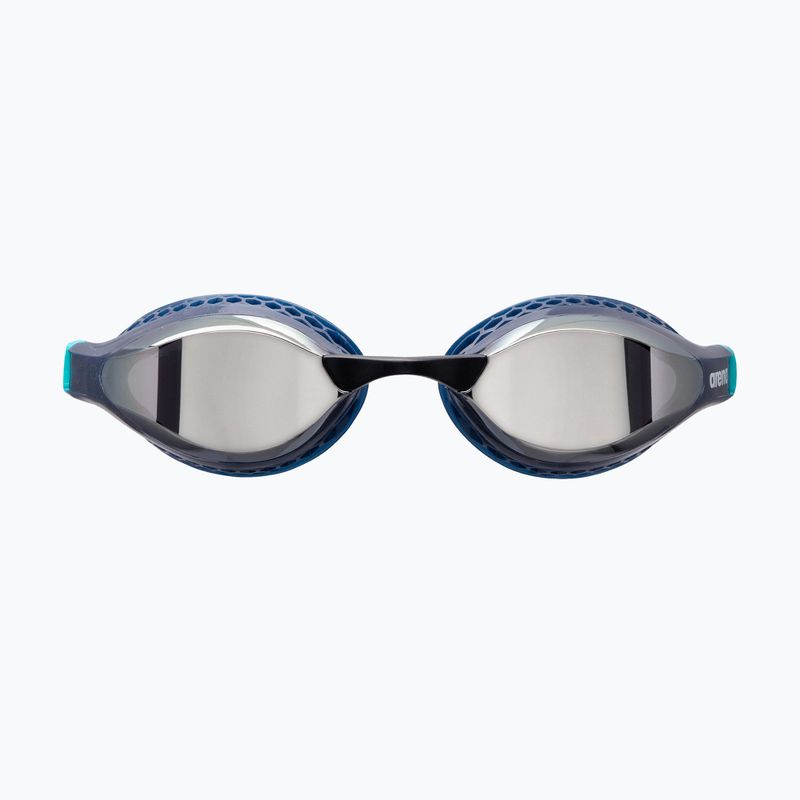 Plavecké okuliare Arena Air-Speed ​​Mirror silver/navy/water 4