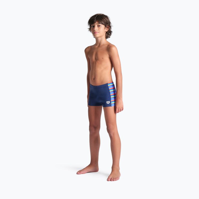 Detské plavecké šortky arena Racing Stripe navy/navy multi 5