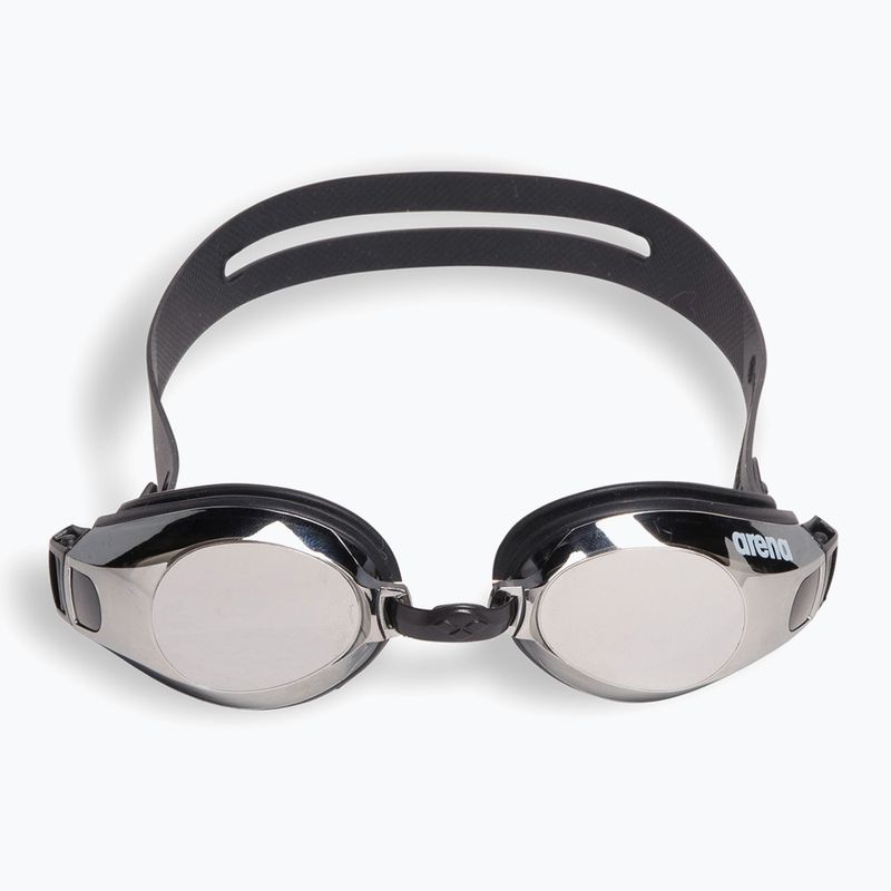 Plavecké okuliare Arena Zoom X-Fit Mirror silver/black/black 2