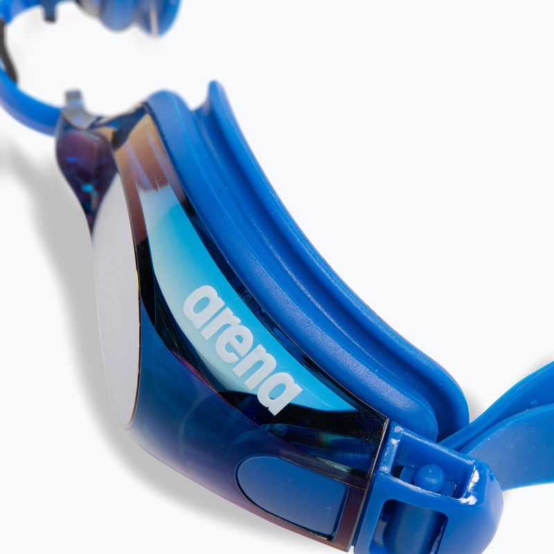 Plavecké okuliare Arena Zoom X-Fit Mirror blue/blue/blue 6