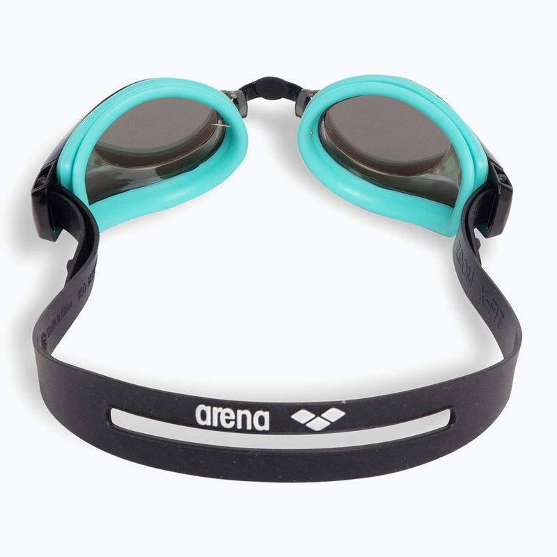 Plavecké okuliare Arena Zoom X-Fit Mirror turquoise/water/black 3
