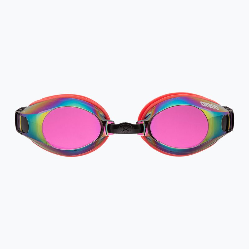 Plavecké okuliare Arena Zoom X-Fit Mirror copper/bright coral/plum 4