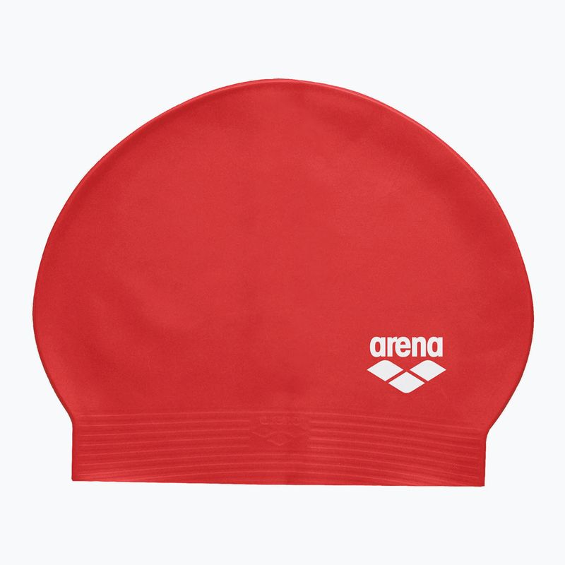 Plavecká čiapka arena Soft Latex II red/white