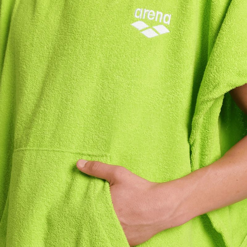 Pončo arena Cotton Poncho artic lime/white 10