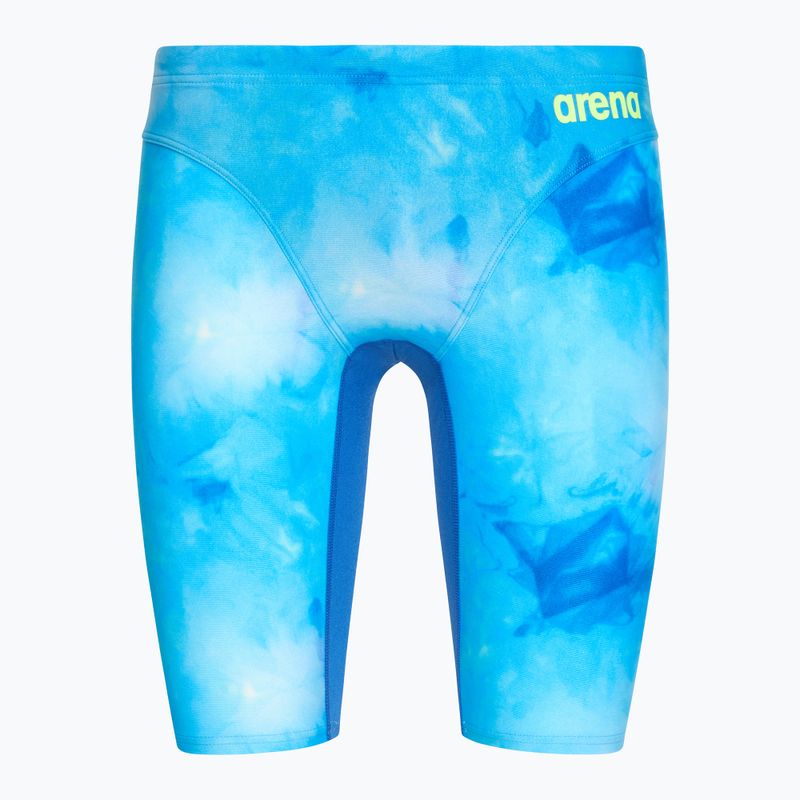 Pánske plavecké džemmery arena Tie-Dye Jammer Allover Print blue multi/royal