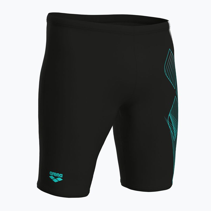 Pánske plavky jammery arena Sea Water Swim Jammer black/water 4