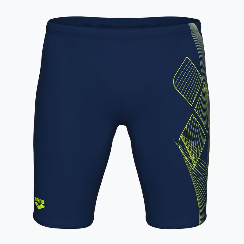 Pánske plavky jammery arena Sea Water Swim Jammer navy/artic lime