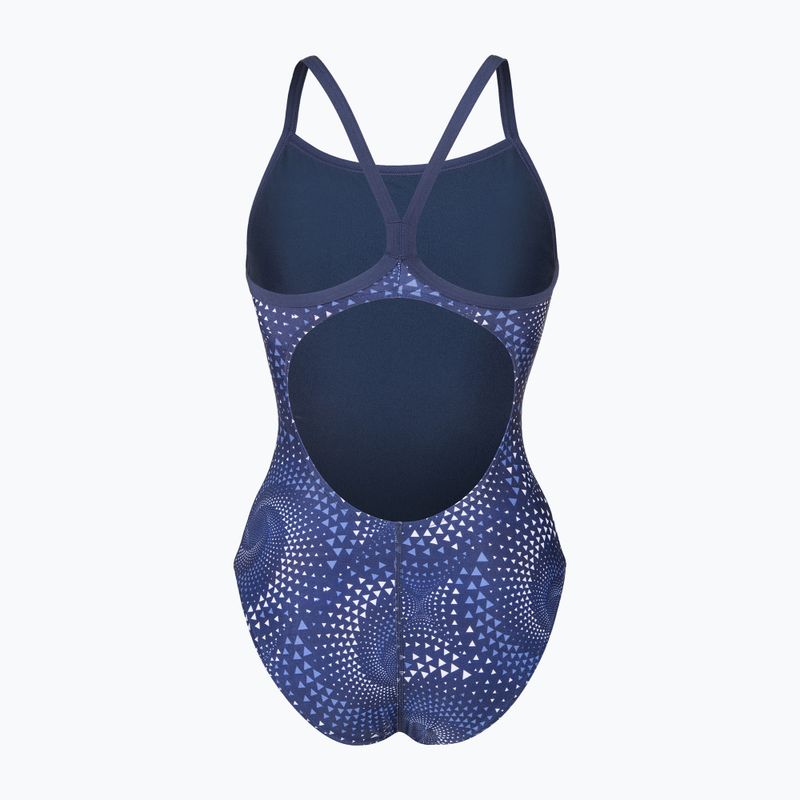 Dámske jednodielne plavky arena Fireflow Lightdrop Back navy/team navy 2