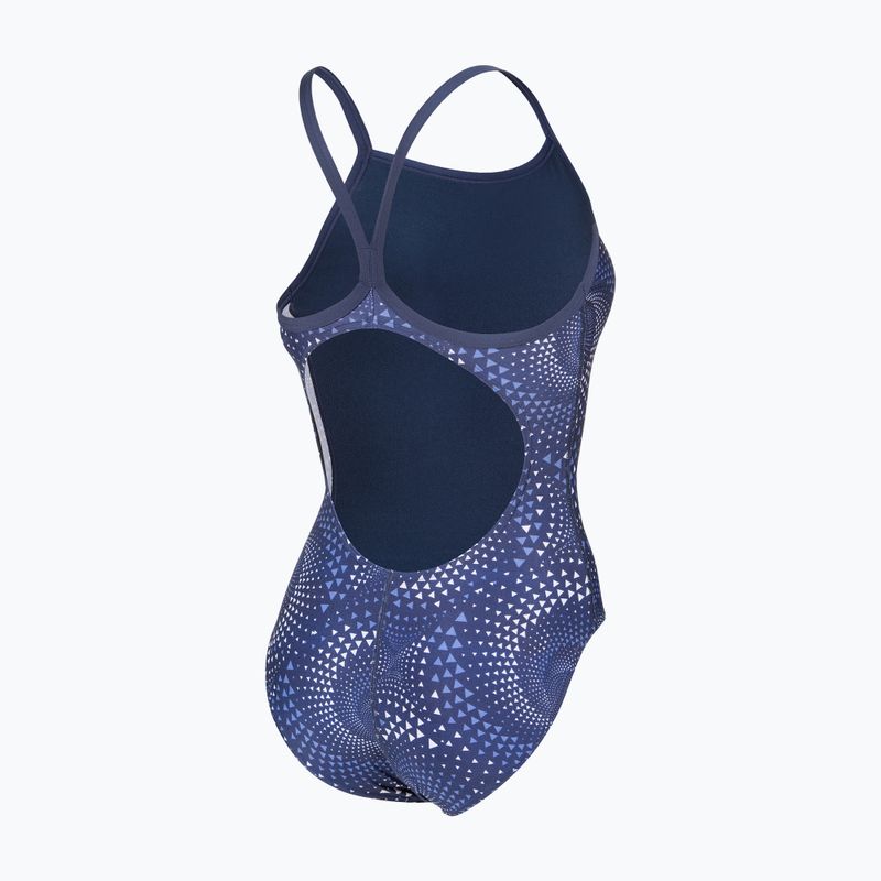 Dámske jednodielne plavky arena Fireflow Lightdrop Back navy/team navy 4