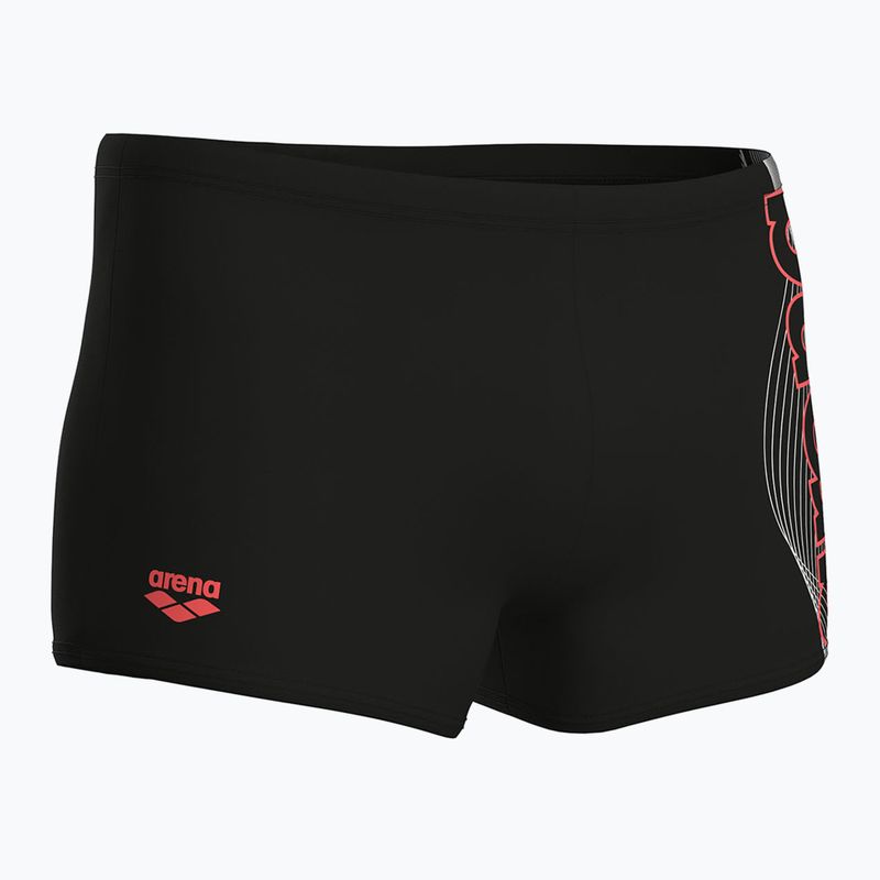 Pánske plavky boxerky arena Basic Swim Short black 4
