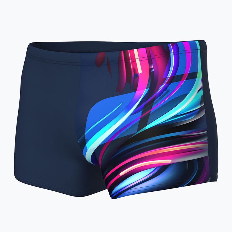 Pánske plavky boxerky arena Bloom Swim Short multi navy/navy 3